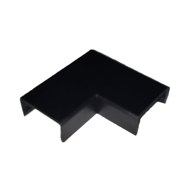 Curva L Canaleta Preta Canaleta Cotovelo Canaleta De 20x10mm Preto